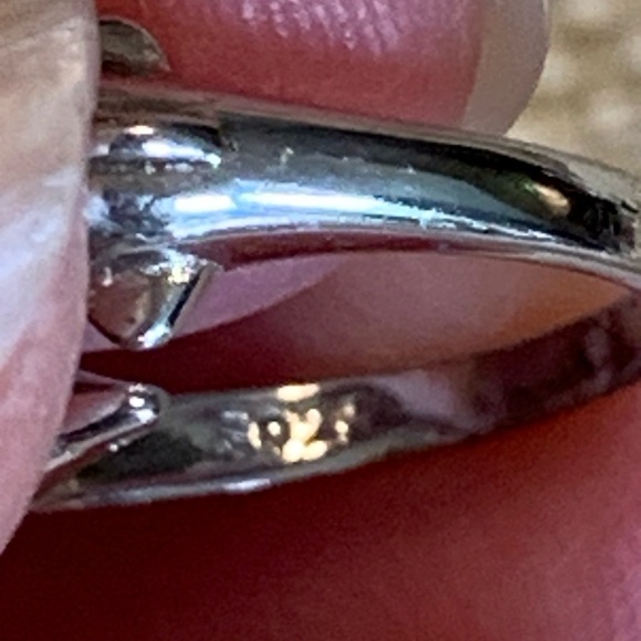 Tiny sterling dolphin ring, size 2. Toe ring or child size. - Picture 7 of 13